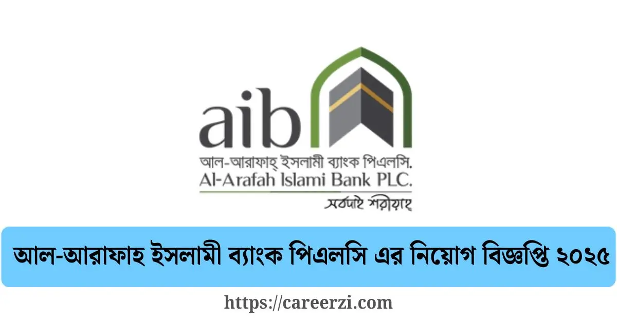 Al-Arafah Islami Bank PLC Job Circular 2025