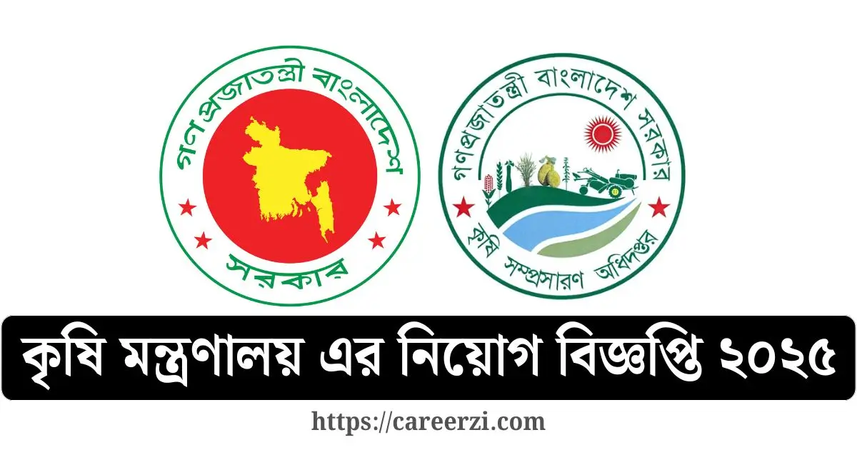 Ministry of Agriculture Job Circular 2025